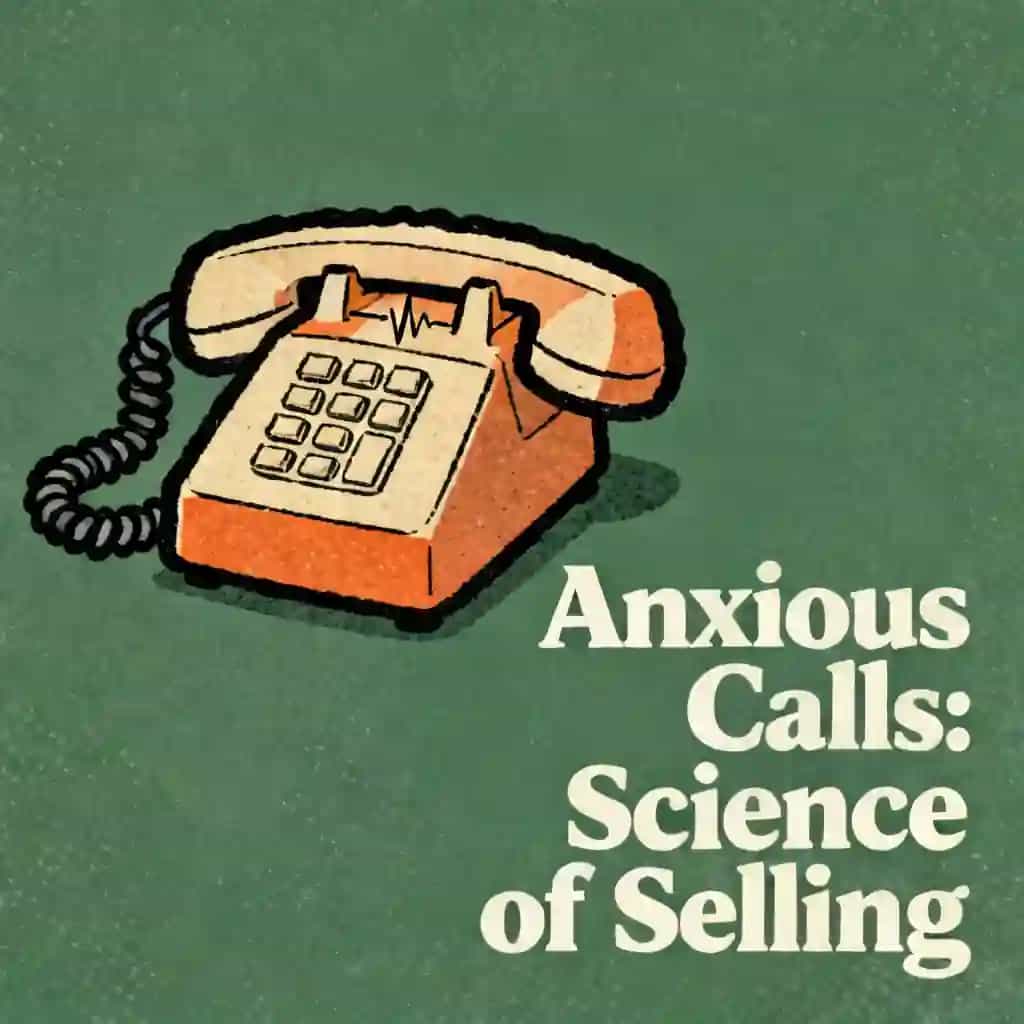 Copertina del libro Phone Anxiety and the Science of Sales Calls