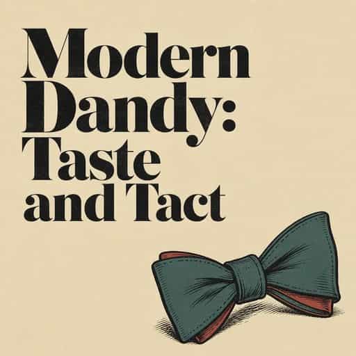 Portada del libro The Modern Dandy: Rituals of Taste and Tact