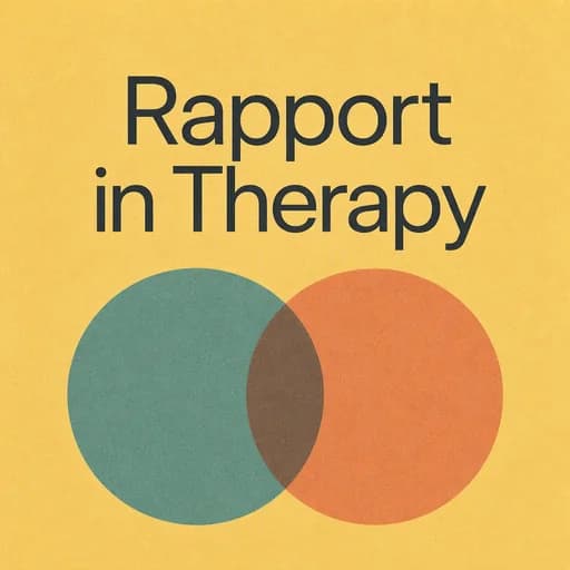 Finding a Therapist: The Importance of Therapeutic Alliance