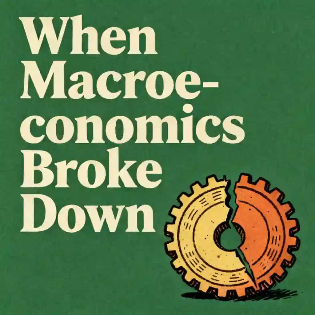 Portada del libro When Economics Broke Down: Macroeconomics Explained