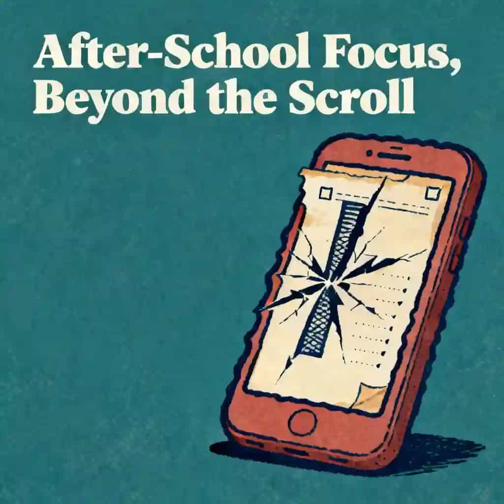 Capa do livro Break the Scroll: Reclaiming Your After-School Focus