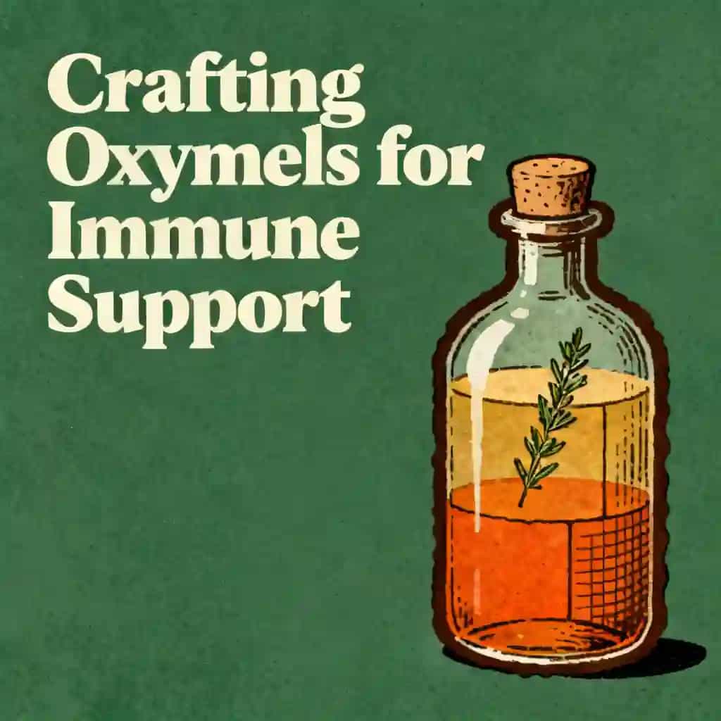 Buchcover von Making Oxymels for Natural Immune Support