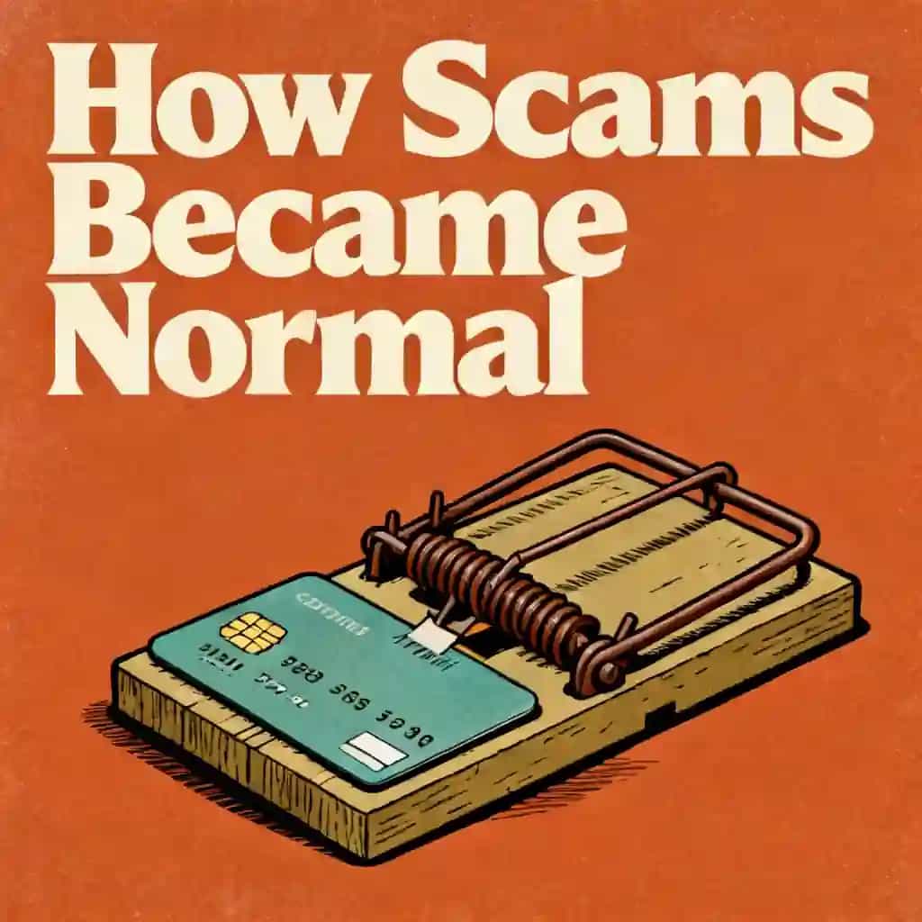 Capa do livro The Rise of Normalized Scams