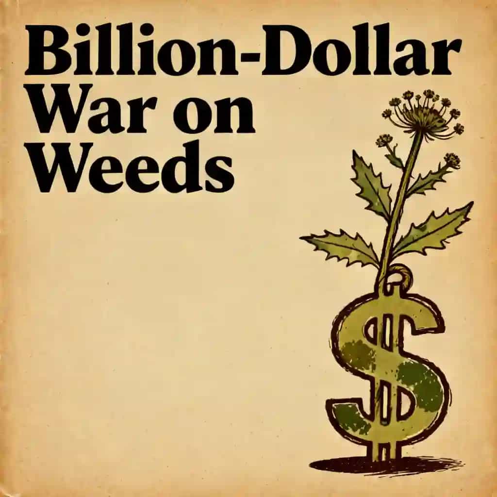 Capa do livro The Billion-Dollar Battle Against Weeds