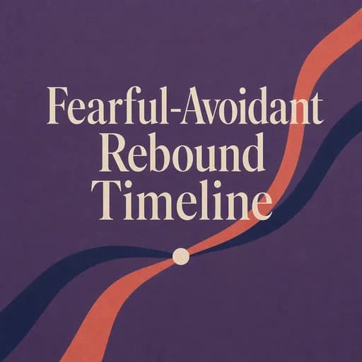 The Fearful-Avoidant Rebound Timeline: Why Exes Move On Fast