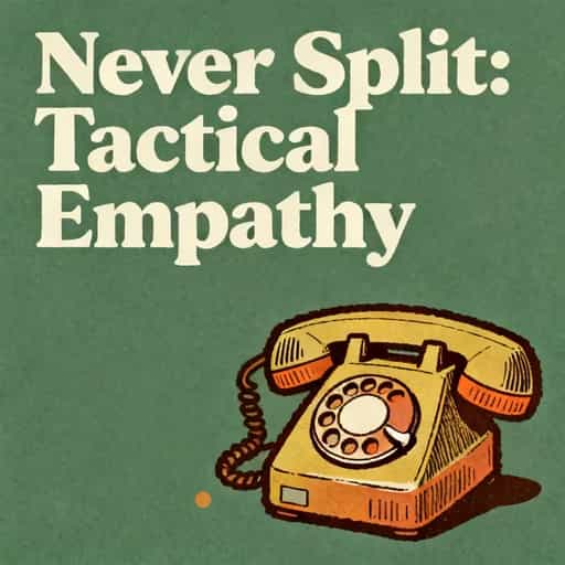 Never Split the Difference: Tactical Empathy 书籍封面