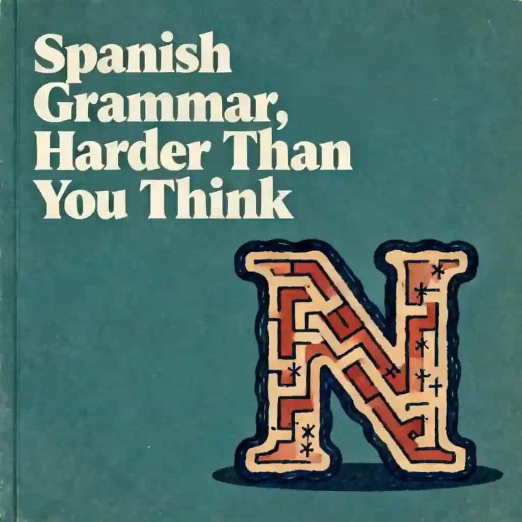 Spanish grammar is harder than you think 책 표지