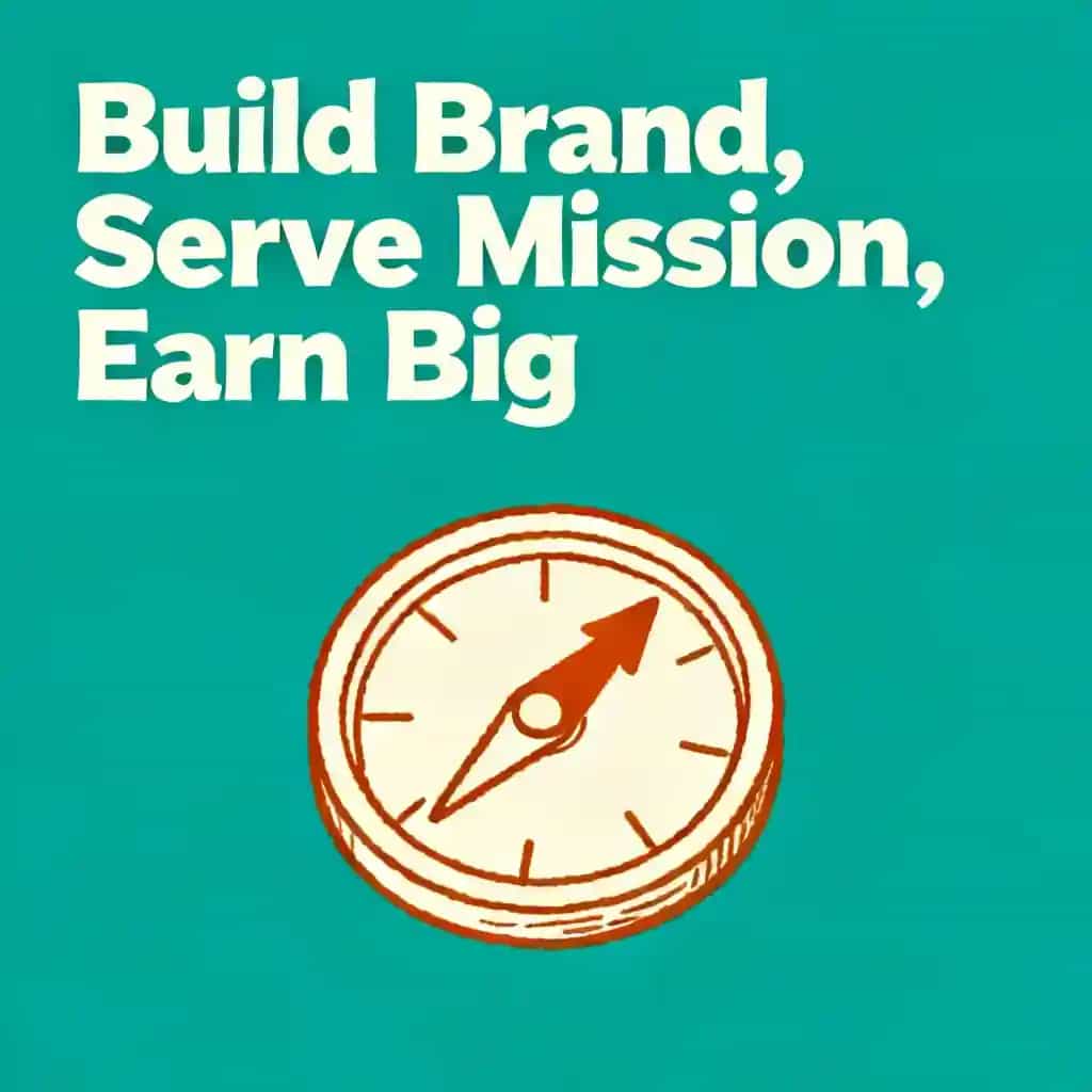 Copertina del libro Build Your Brand, Serve Your Mission, Earn Big