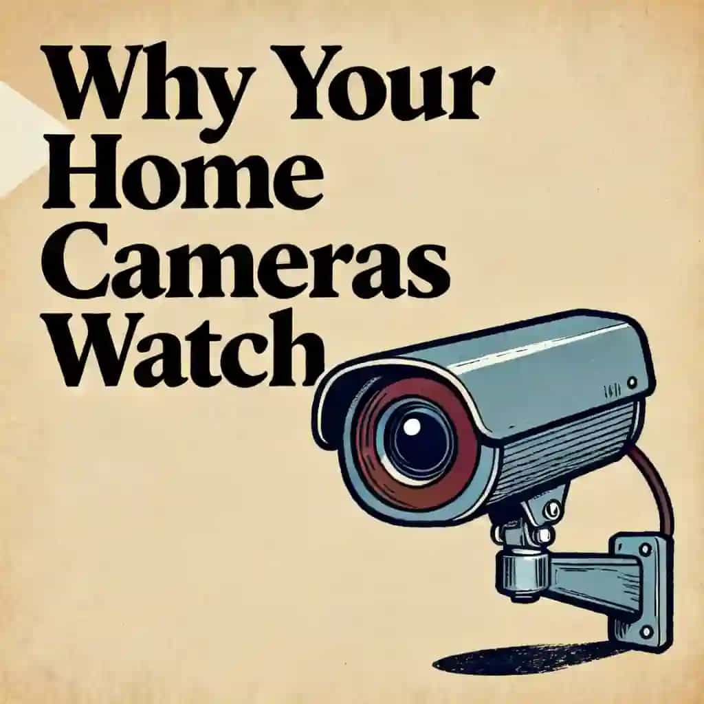 Copertina del libro Home security privacy and why your cameras are watching