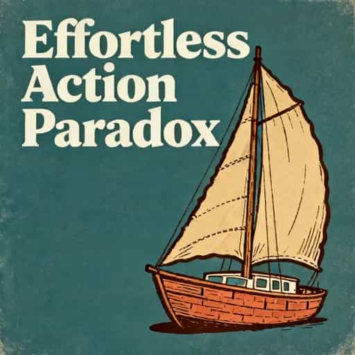 Capa do livro The Paradox of Effortless Action