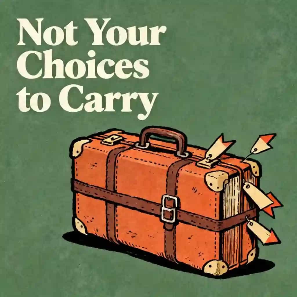 Buchcover von Stop carrying the weight of someone else's choices