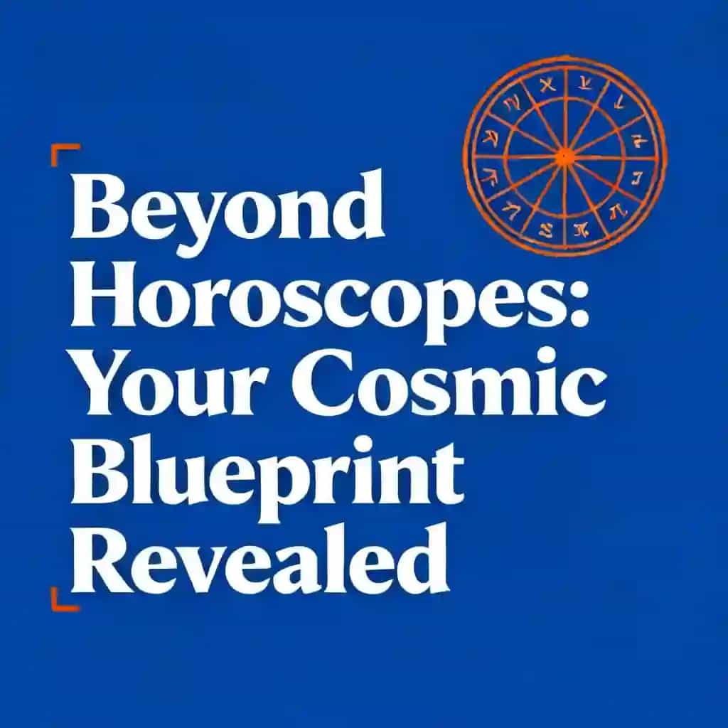 Beyond Horoscopes: Your Cosmic Blueprint Revealed 책 표지