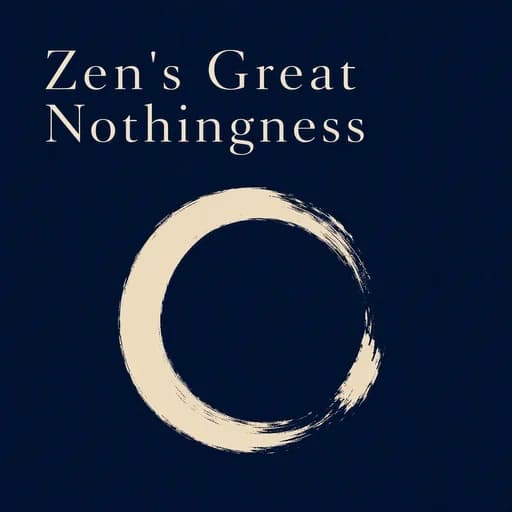 The Mu Koan: Zen’s Great Nothingness and Zhao Zhou’s Riddle