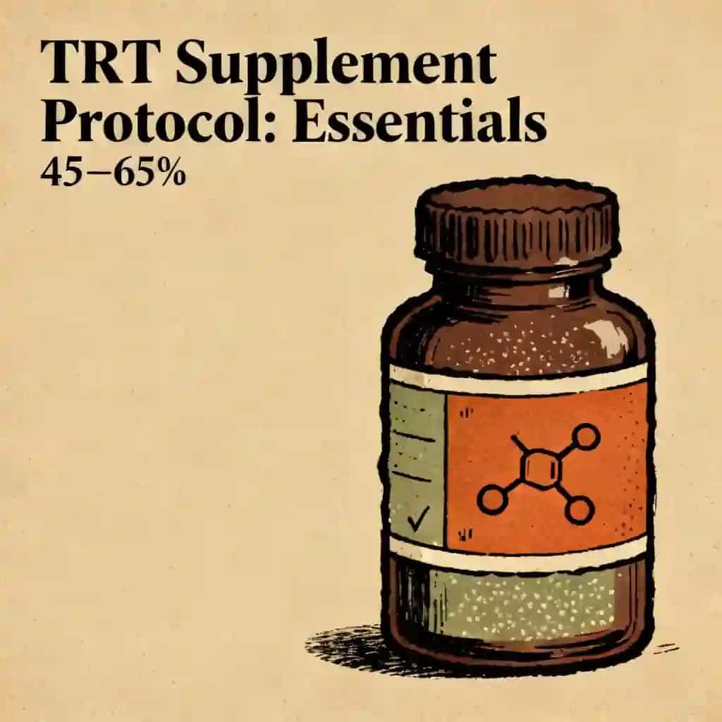 Essential TRT Supplements: Your Complete Protocol book cover