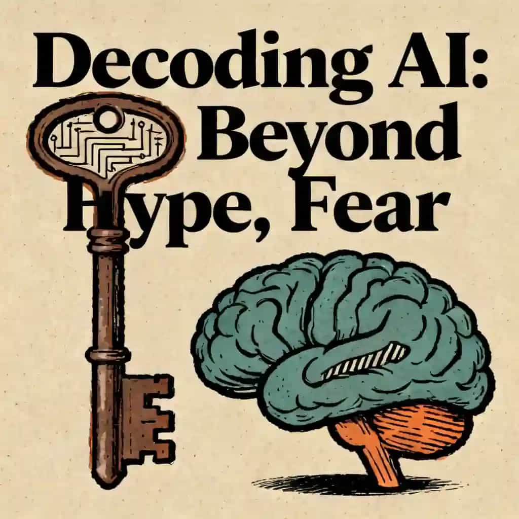 Decoding AI: Beyond the Hype and Fear book cover