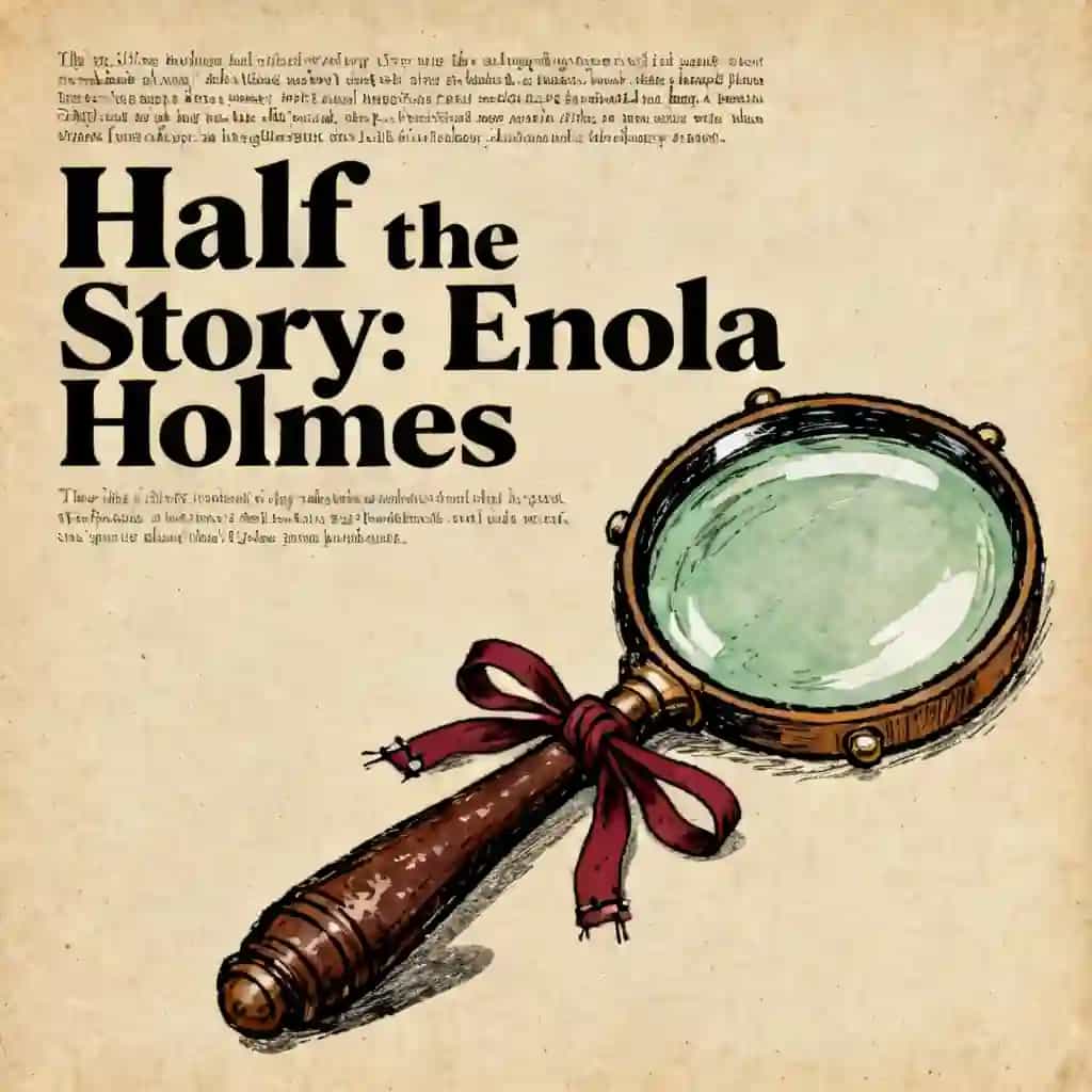 Copertina del libro Half the Story: Enola Holmes Mysteries