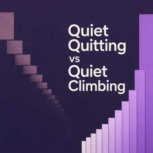 Copertina del libro Quiet Quitting and Quiet Climbing