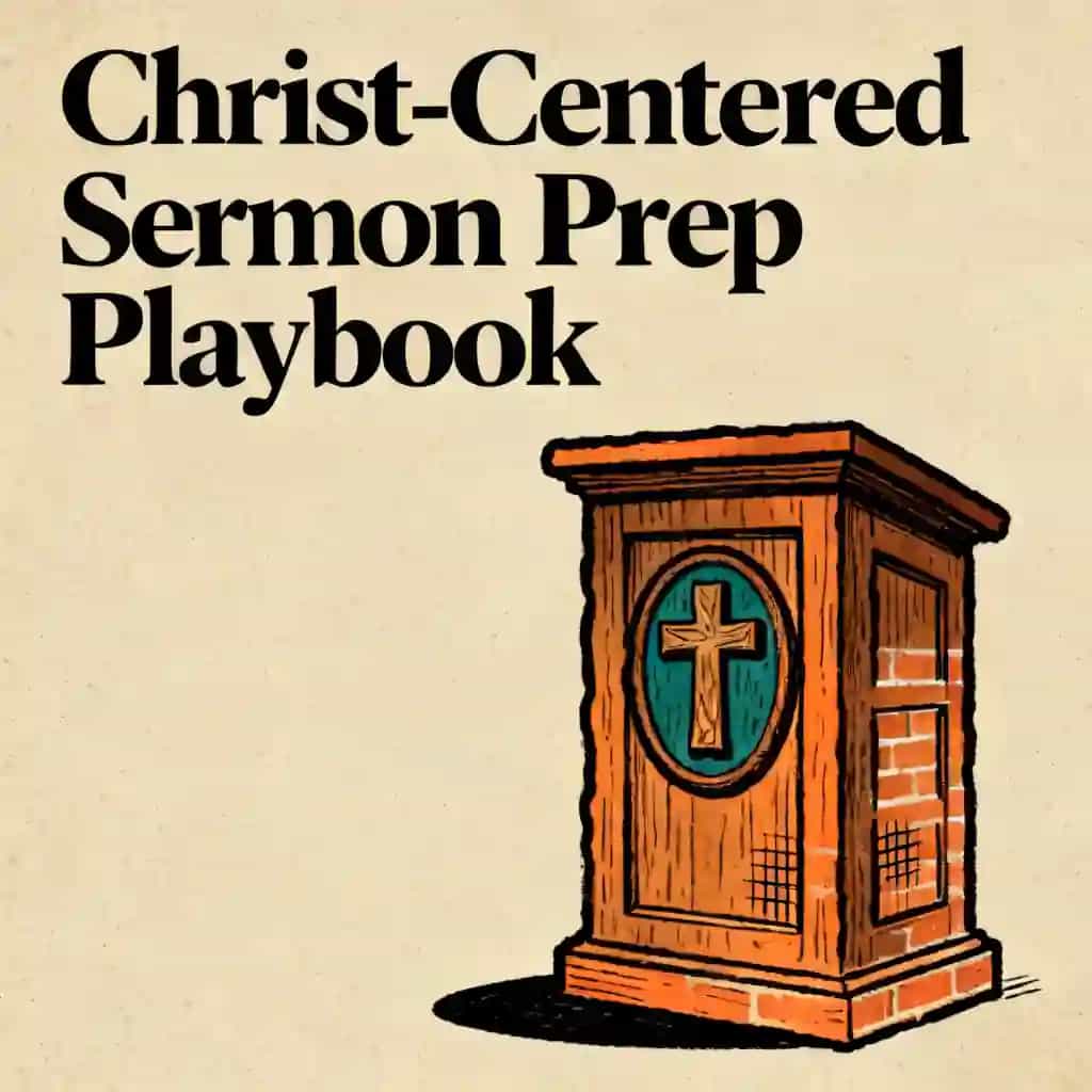 The Ultimate Christ-Centered Sermon Preparation Playbook 책 표지