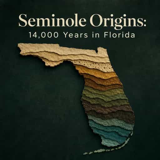 Обложка книги The Seminole Ancestors: Florida’s 14,000-Year Legacy