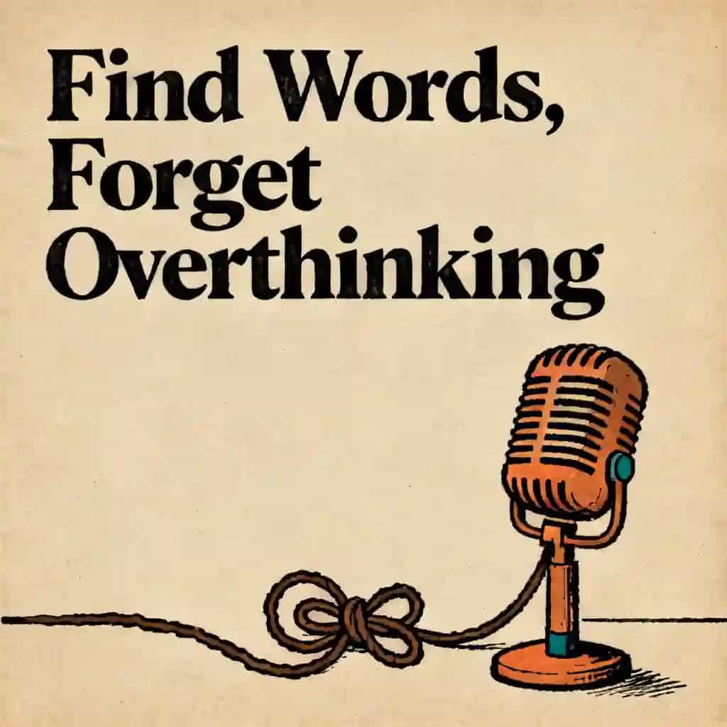 Think of things to say without overthinking 책 표지