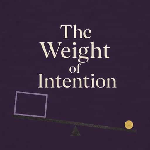 The Weight of Intention 책 표지