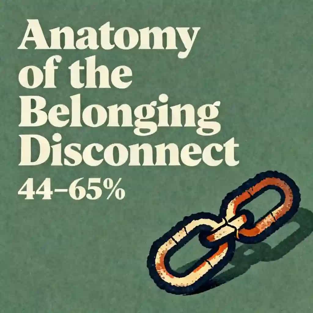 Buchcover von The Belonging Disconnect