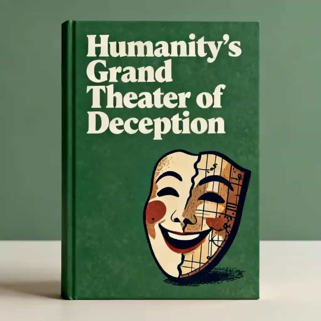 Copertina del libro The Theater of Deception: Humanity's Greatest Performance