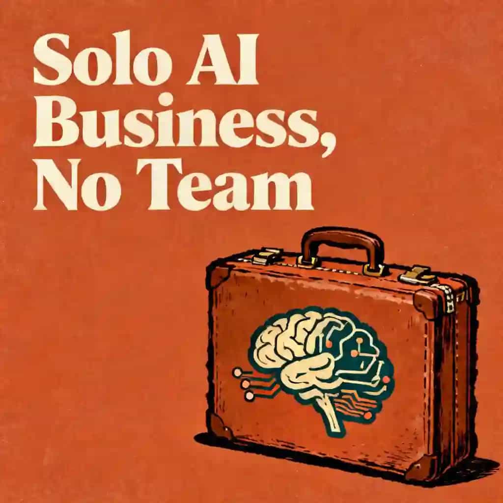 Capa do livro One-person AI business: Why you don't need a team