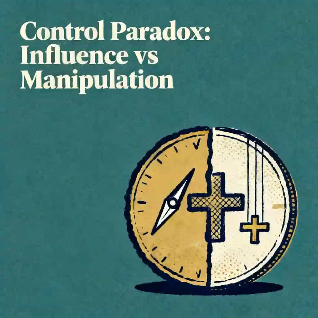 Copertina del libro The Control Paradox: True Influence vs Manipulation