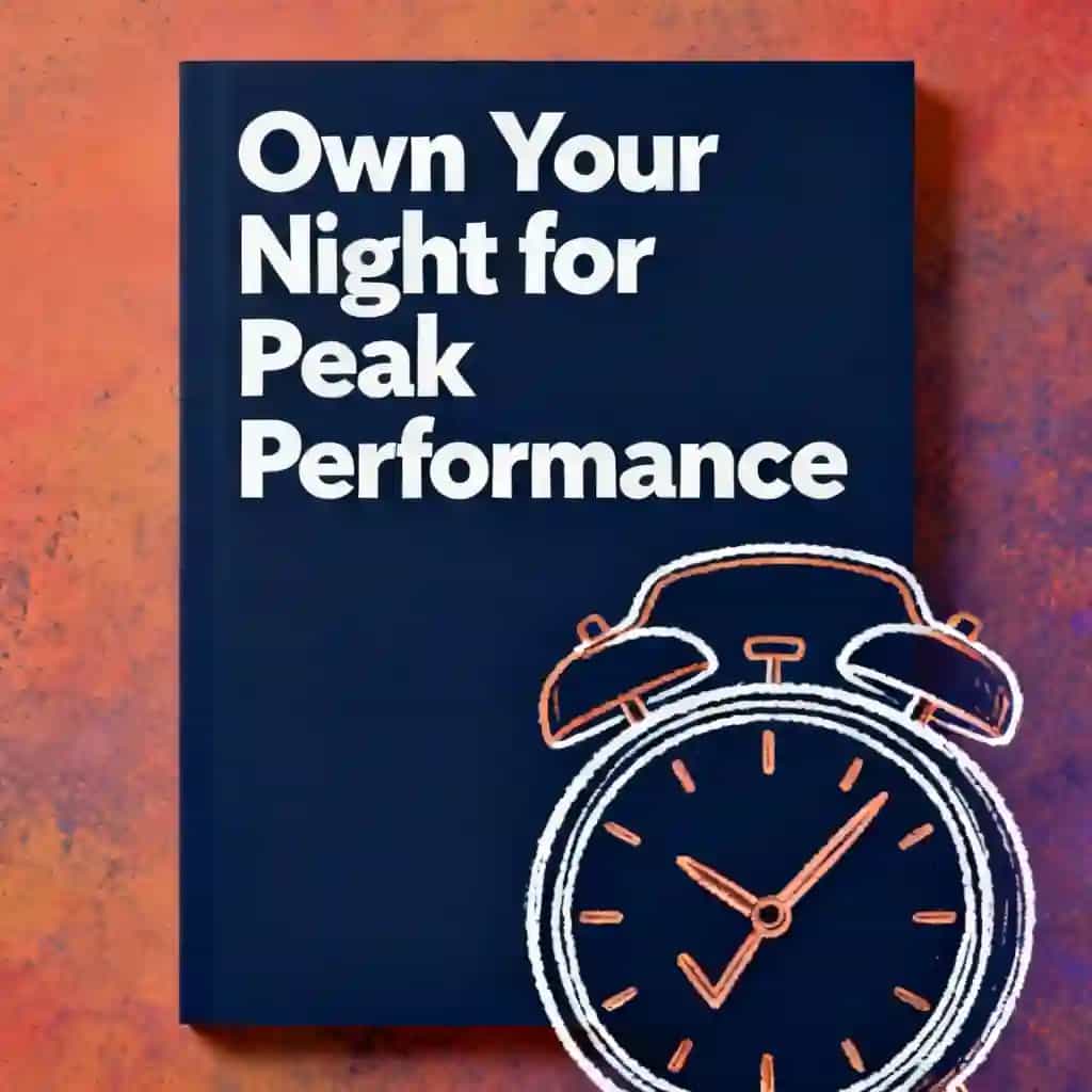 Copertina del libro Master Your Night Routine for Peak Performance