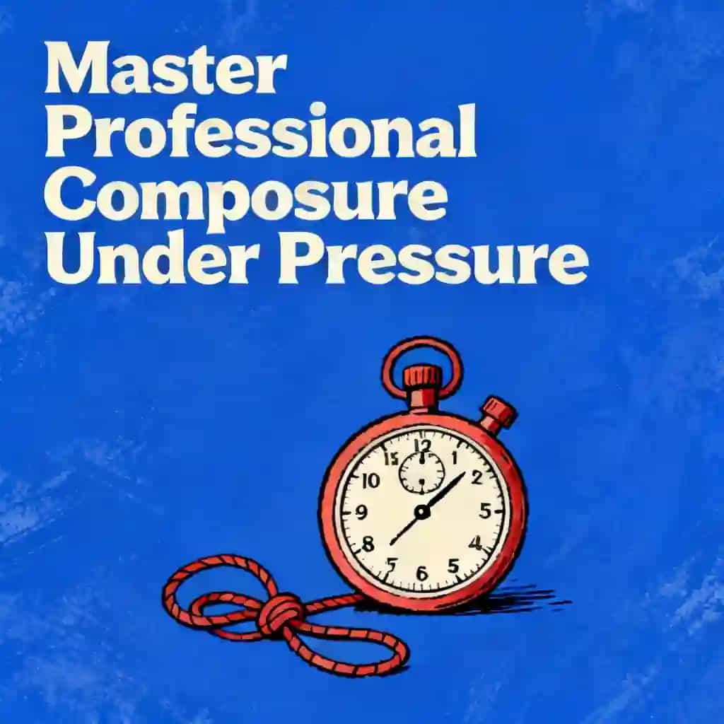 Обложка книги Master Professional Composure Under Pressure