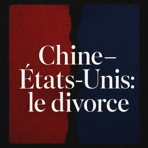 Rivalité USA-Chine : Analyse de 1989 aux perspectives 2050