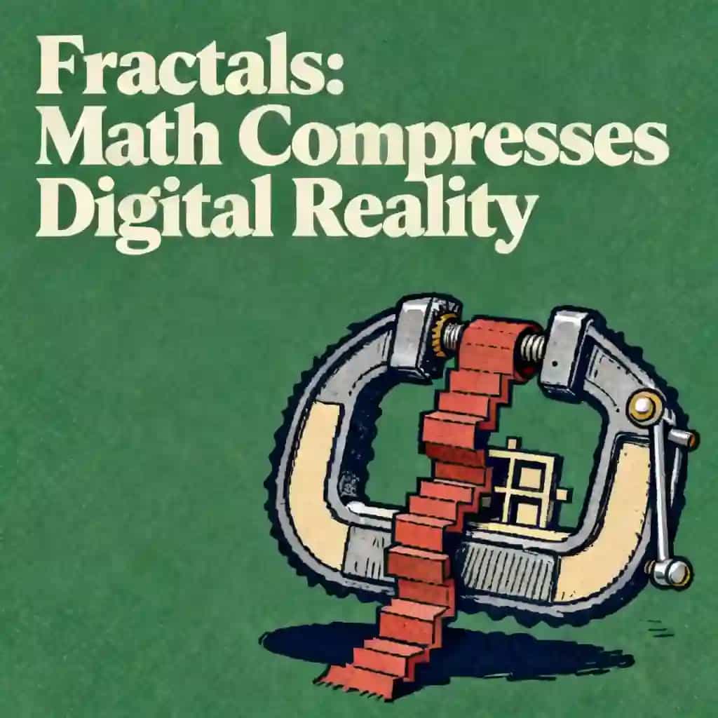 Buchcover von Fractal Compression: Mathematics Meets Digital Reality