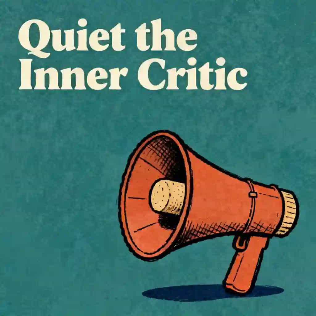 Couverture du livre Quiet your inner critic and stop negative thinking
