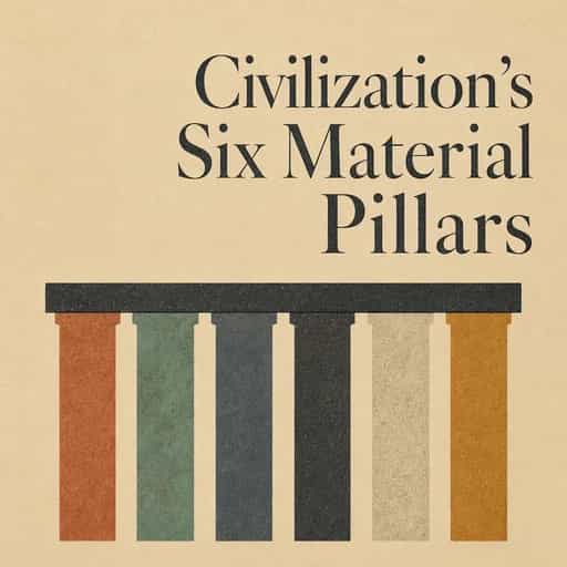Material World: The Six Pillars of Civilization book cover