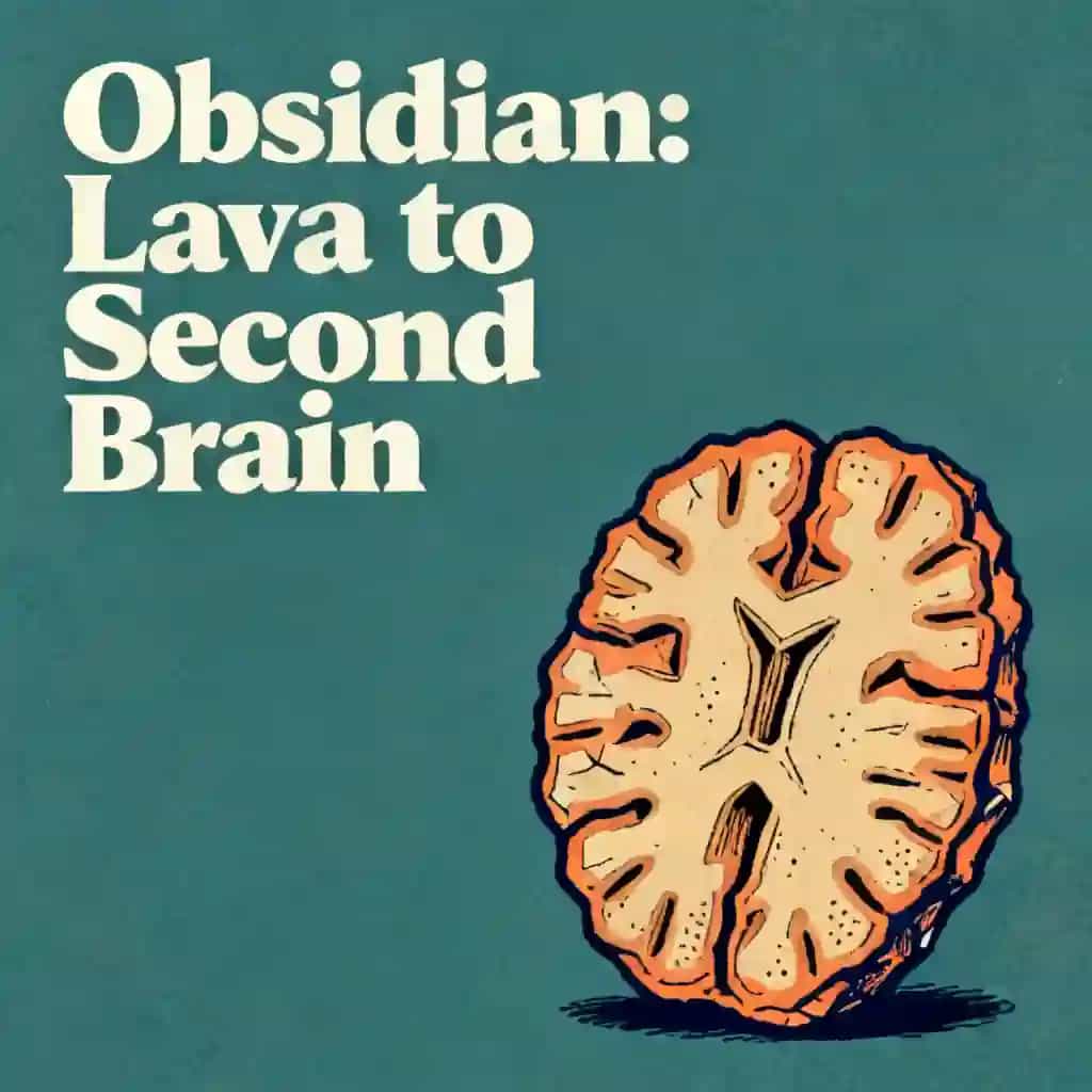 How Obsidian Turned From Volcano Juice to a Second Brain 책 표지