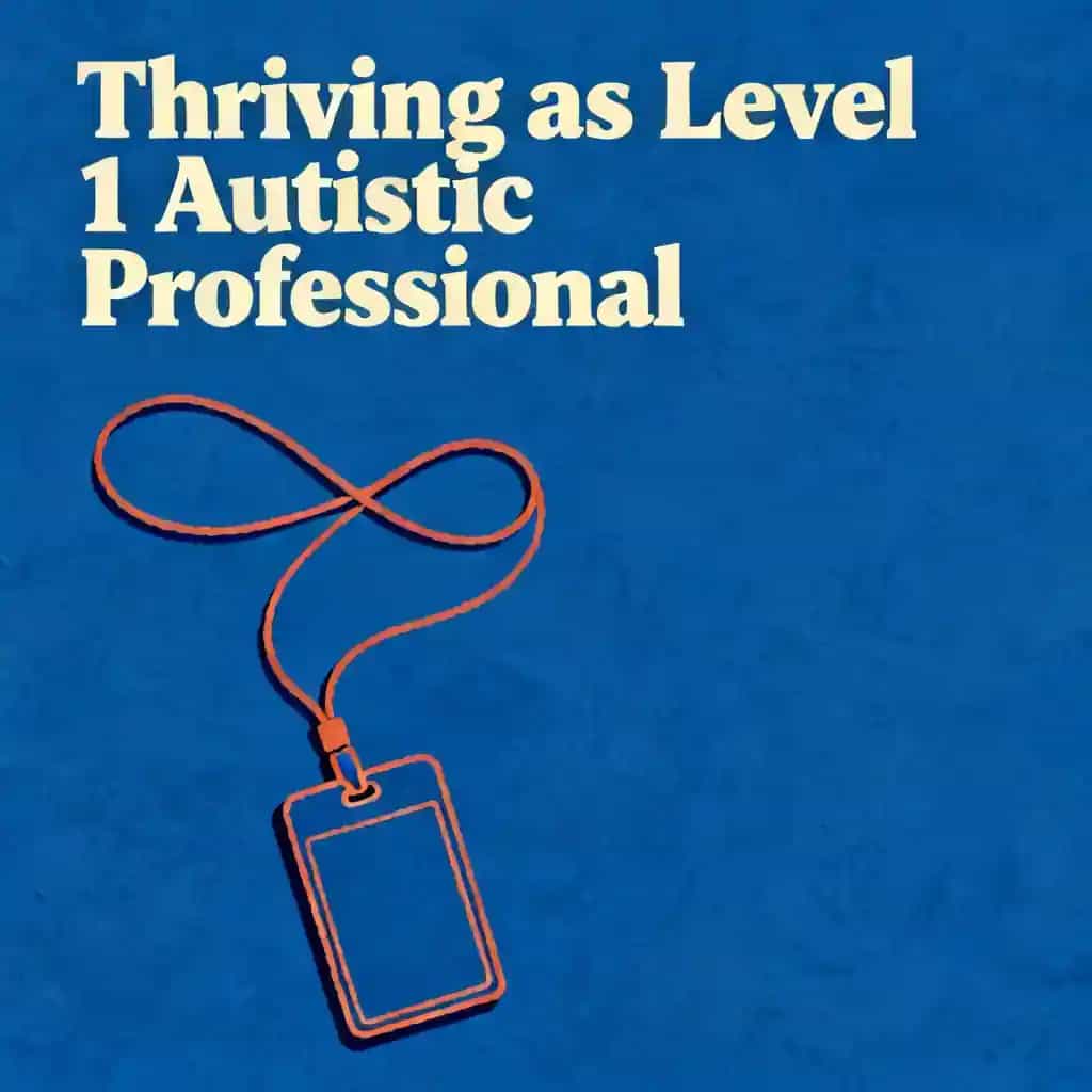 Buchcover von Thriving as Level 1 Autistic Professional