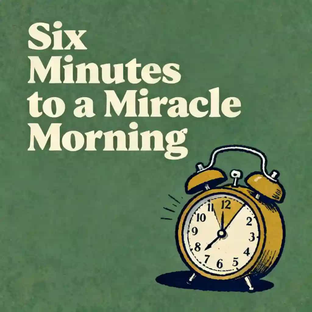 The Six-Minute Miracle Morning book cover