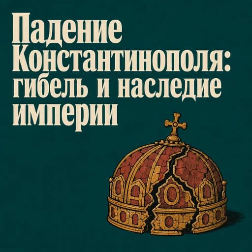 Падение Константинополя 1453: гибель и наследие Византии