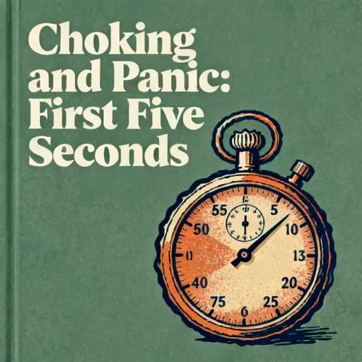 Choking and Panic: How to Handle the First Five Seconds