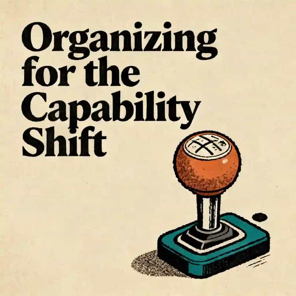 Modern Organizational Design: The Capability Shift book cover
