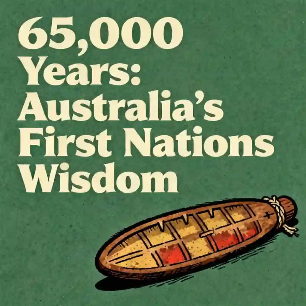 Copertina del libro Australia's First Nations: 65,000 Years of Wisdom