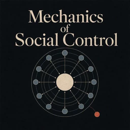 Social Control: The Mechanics of Influence and Reciprocity