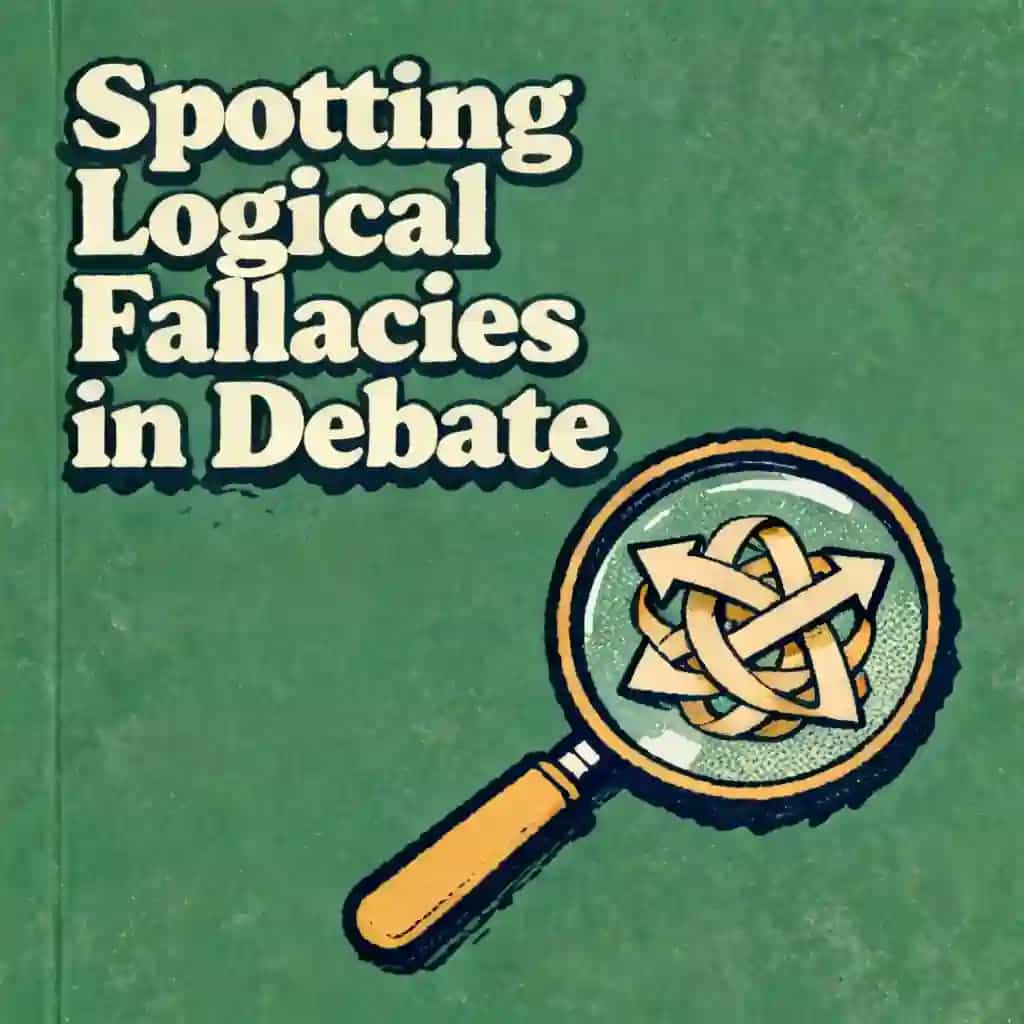 Logical fallacies and how to spot them in any debate 책 표지