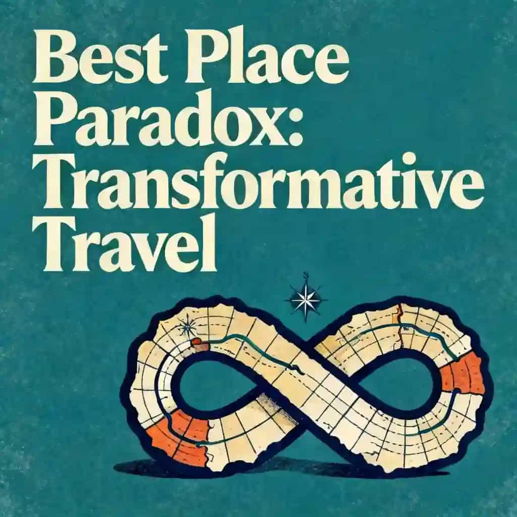 Buchcover von The Best Place Paradox: Travel Transformation
