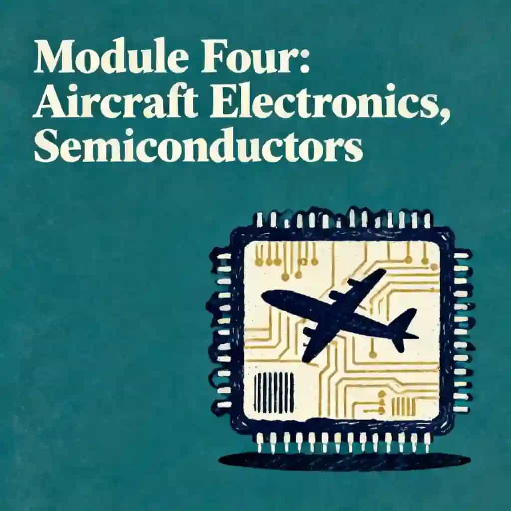 Module 4 Aircraft Electronics and Semiconductors 책 표지