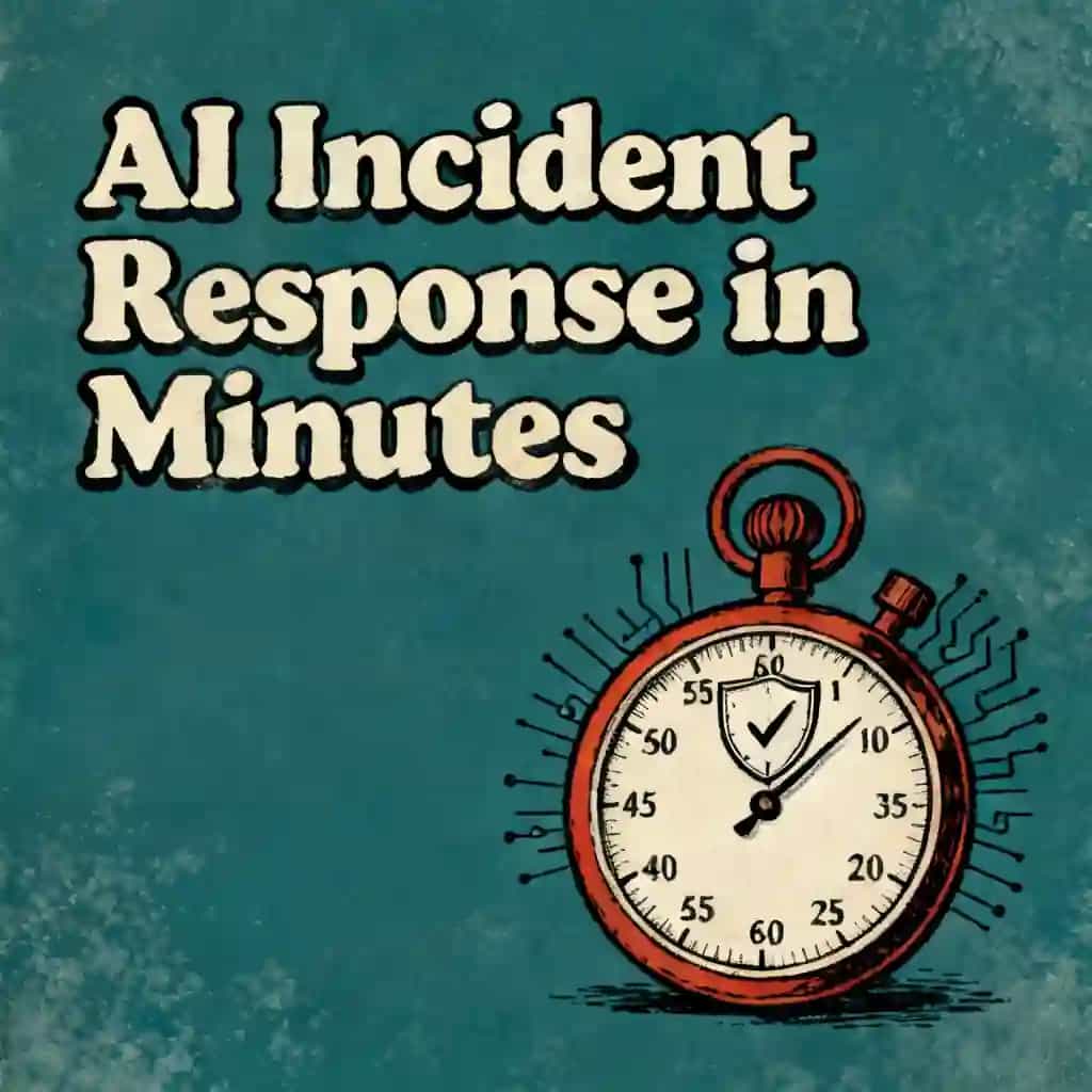 Couverture du livre AI incident response: Stopping breaches in minutes