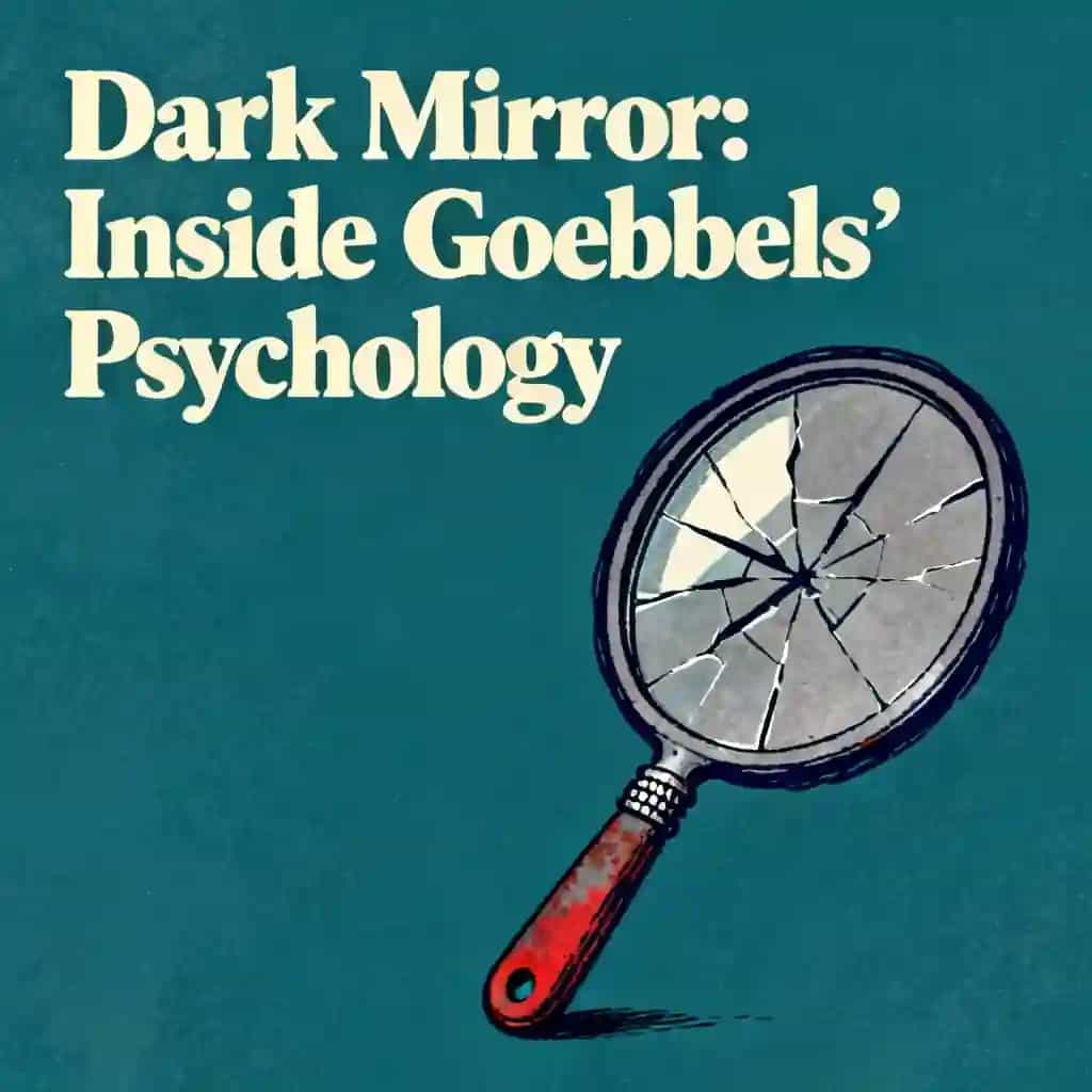 Couverture du livre The Dark Mirror: Goebbels' Propaganda Psychology Exposed