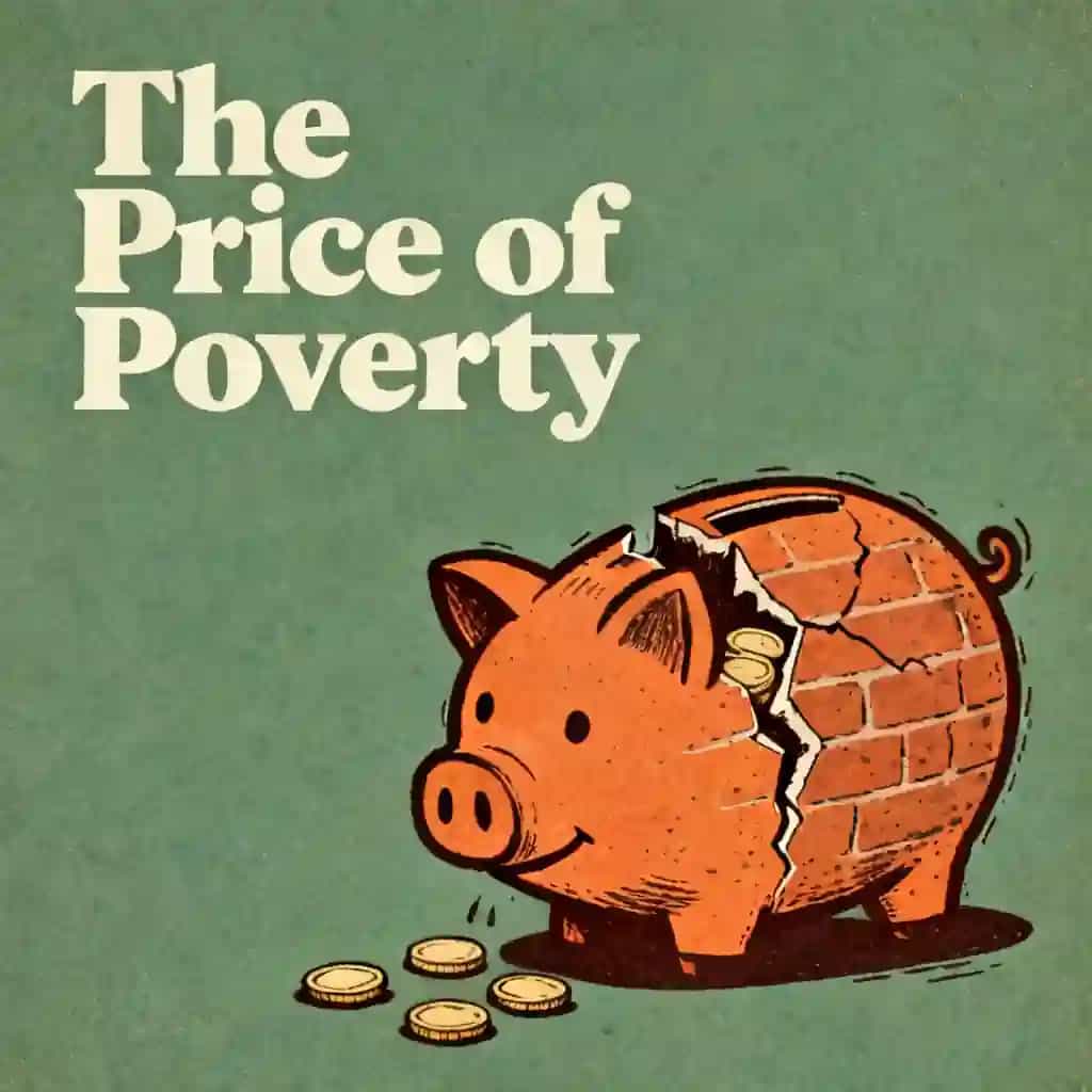 Capa do livro The High Cost of Being Poor