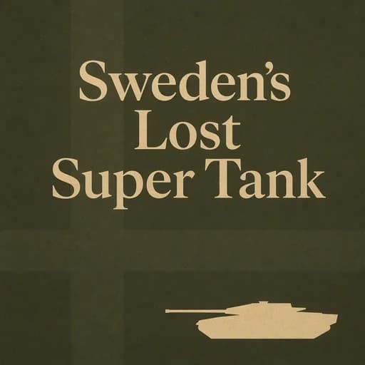 Stridsvagn 2000: Sweden’s Lost Super-Tank and the 140mm Gun